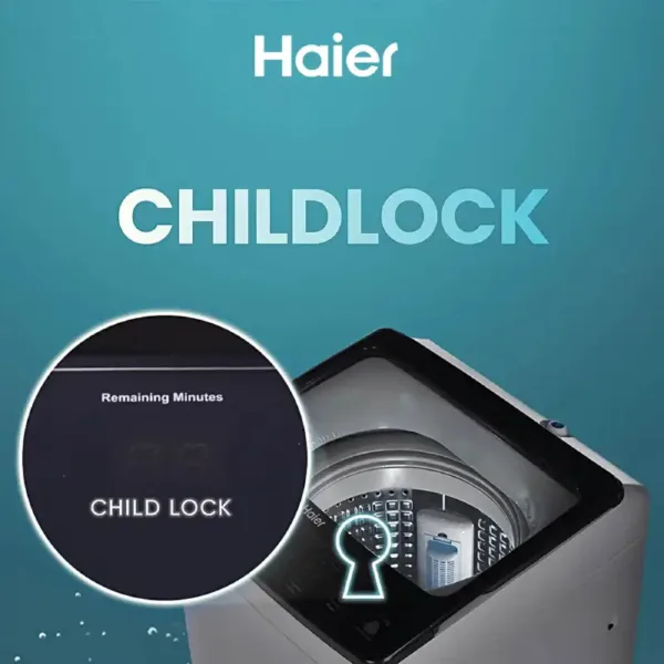 Haier HWM70-306S8N1 7 Kg 5 Star Top Load Washing Child Lock