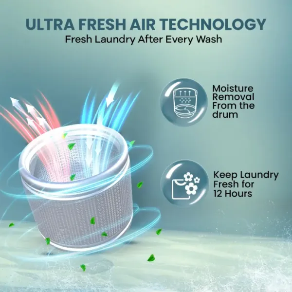 Haier HWM70-306S8N1 7 Kg 5 Star Top Load Washing Ultyra Fresh Air Technology