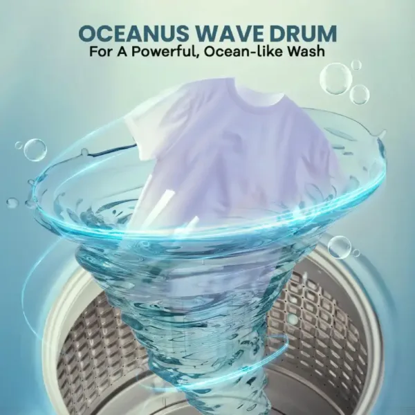 Haier HWM70-306S8N1 7 Kg 5 Star Top Load Washing Ocean Wave Drum