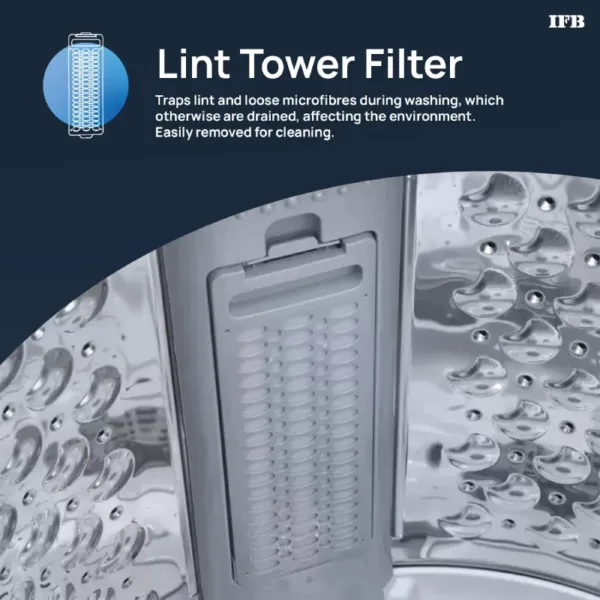 IFB TL701AG1 7 Kg 5 Star Top Load Washing Machine Lint Tower Filter