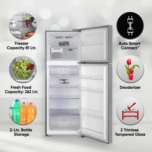 LG GL-N382SDSY 343L 2 Star Refrigerator Features