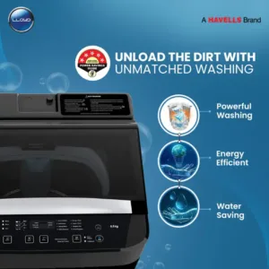 Lloyd GLWMT65GLGAM 6.5 Kg 5 Star Fully Automatic Top Load Features