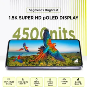 Motorola G86 5G SmartPhone Display