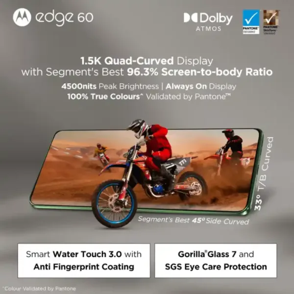 Motorola Edge 60 5G SmartPhone Display