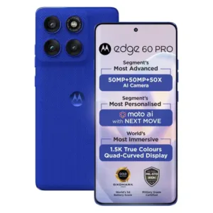 Motorola Edge 60 Pro 5G Pantone Dazzling Blue SmartPhone Keni Electronics