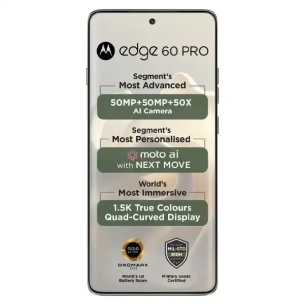 Motorola Edge 60 Pro 5G Pantone Shadow SmartPhone Display Keni Electronics