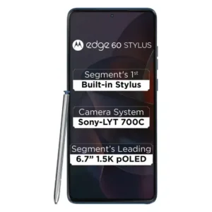 Motorola Edge 60 Stylus Pantone Gibraltar Sea SmartPhone Display