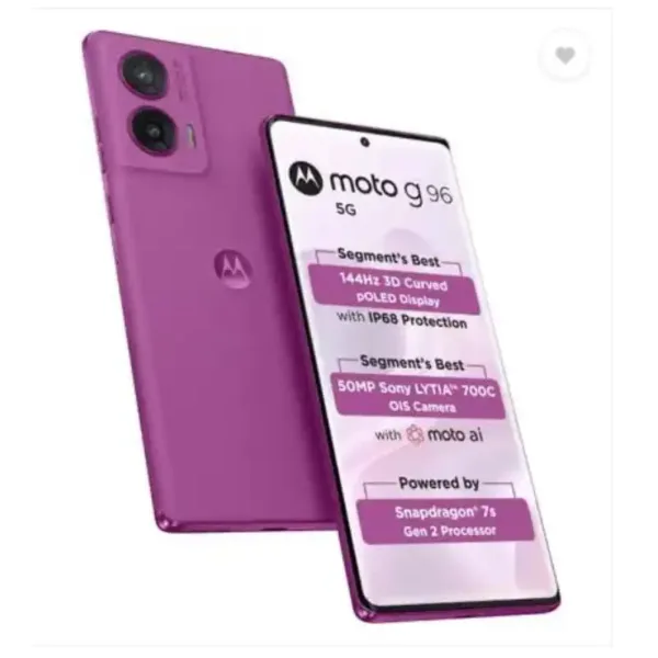 Motorola G96 5G Catelleya Orchid SmartPhone Look