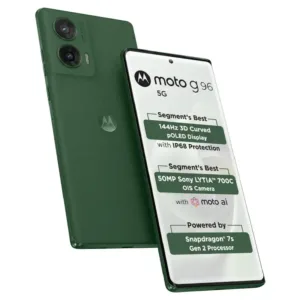 Motorola G96 5G – 6.67” pOLED, 50MP OIS Camera, 5500mAh Battery, 8GB RAM, Snapdragon 7s Gen 2