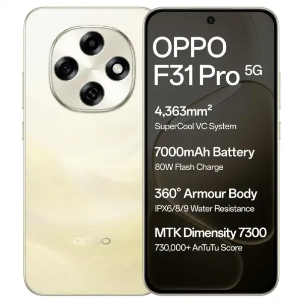 OPPO F31 Pro 5G Desert Gold SmartPhone