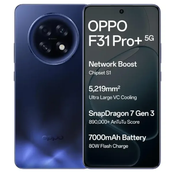 OPPO F31 Pro+ 5G GemStone Blue SmartPhone