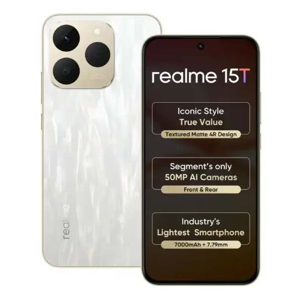Realme 15T 5G Flowing Silver SmartPhone Keni Electronics