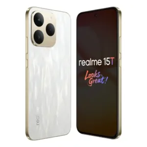 Realme 15T 5G Flowing Silver SmartPhone Look Keni Electronics