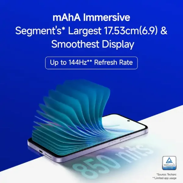 Redmi 15 5G Midnight Black SmartPhone 144HZ Display Keni Electronics