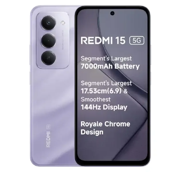 Redmi 15 5G Sandy Purple SmartPhone Keni Electronics