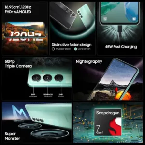 Samsung Galaxy M55s 5G SmartPhone Features Keni Electronics