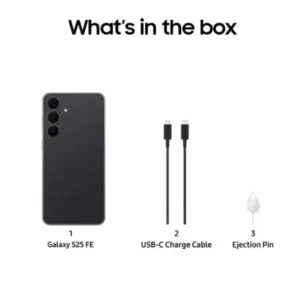 Samsung Galaxy S25 FE 5G JetBlack SmartPhone Box Keni Electronics