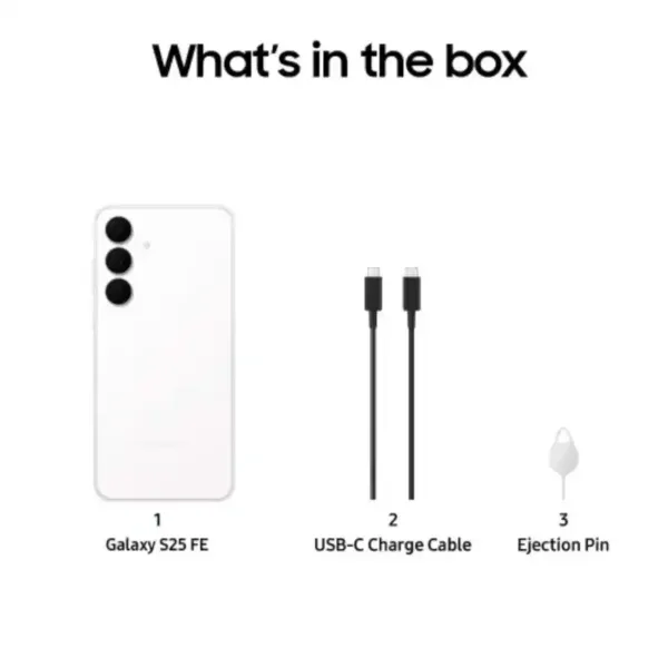 Samsung Galaxy S25 FE 5G White SmartPhone Keni Electronics
