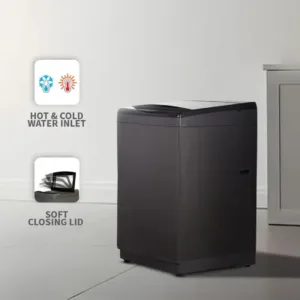 Sharp ES-T75N-BK 7.5 Kg 5Star Fully Automatic washing Machine Cold & Hot Water Inlet