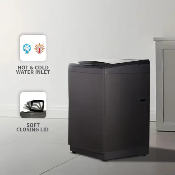 Sharp ES-T75N-BK 7.5 Kg 5Star Fully Automatic washing Machine Cold & Hot Water Inlet