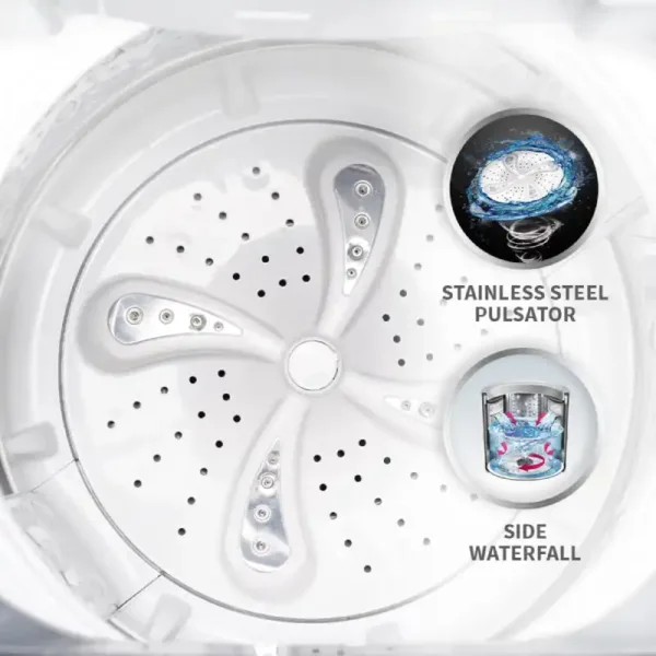 Sharp ES-T75N-BK 7.5 Kg 5Star Fully Automatic washing Machine Pulsator