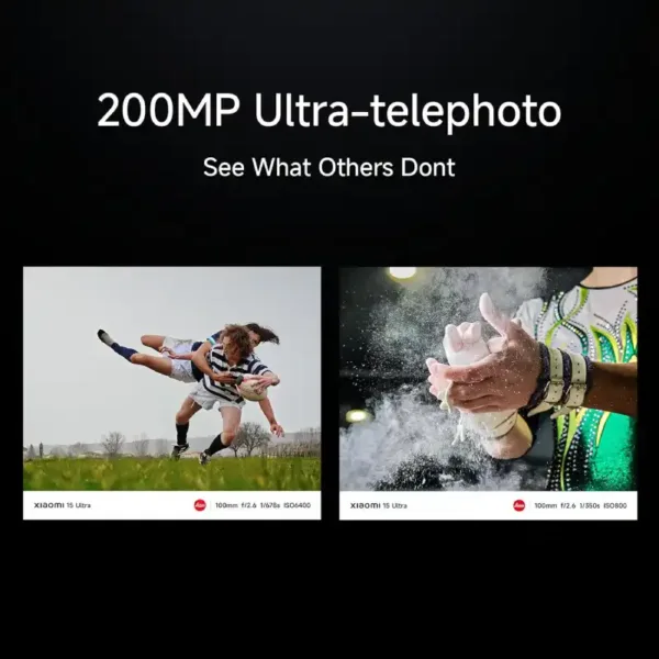 Xiaomi 15 Ultra Silver Chrome SmartPhone 200MP Ultra-Telephoto