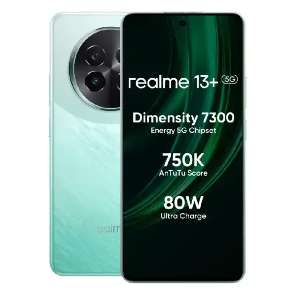 realme 13 Plus 5G Speed Green Smartphone Keni Electronics