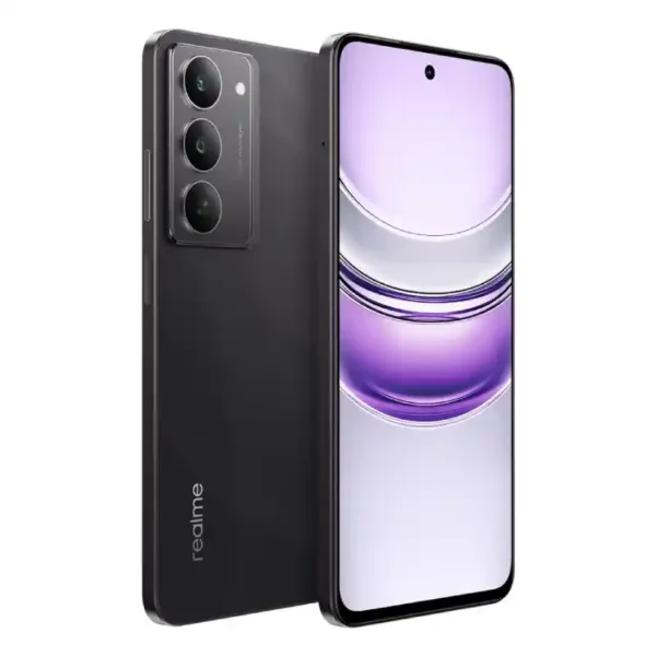 realme 14x 5G Crystal Black Smartphone Look Keni Electronics
