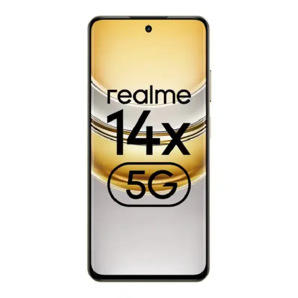 realme 14x 5G Golden Glow Smartphone Display Keni Electronics