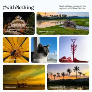 Nothing Phone 3a Lite White SmartPhone photoshot 1 Keni Electronics