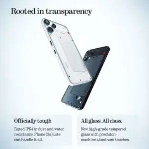 Nothing Phone 3a Lite White SmartPhone transparence 1 Keni Electronics