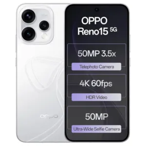 Oppo Reno15 5G Glacier White SmartPhone