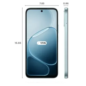 Oppo a6x Ice Blue SmartPhone Dimentions