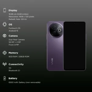 Vivo Y39 5G Lotus Purple SmartPhone Specifications Keni Electronics