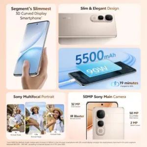 Vivo Y400 Pro 5G Fest Gold SMartPhone Features 1 Keni Electronics