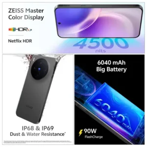 vivo X300 5G Elite Bleack SmartPhone Battery Keni Electronics