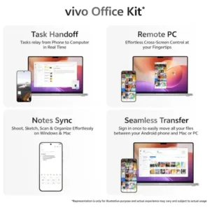 vivo X300 5G Elite Bleack SmartPhone office kit Keni Electronics