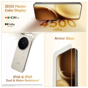 vivo X300 Pro 5G Dune Gold SmartPhone Display IP68 69 Keni Electronics