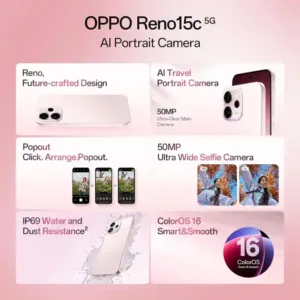Oppo Reno15c AI Potrait Camera