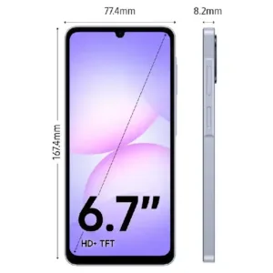 Samsung Galaxy A07 5G Light Purple SmartPhone Dimentions