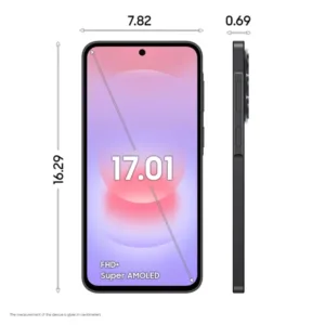 Samsung Galaxy A37 5G Awesome Charcoal SmartPhone Dimentions