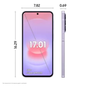 Samsung Galaxy A37 5G Awesome Lavender SmartPhone Dimentions