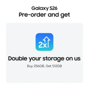 Samsung Galaxy S26 5G Cobalt Violet SmartPhone Storage Offer