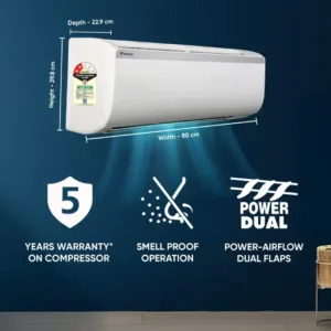 Daikin FTQ28XV16 0 8 Ton 2 Star Non Inverter AC Dimentions 1 Keni Electronics