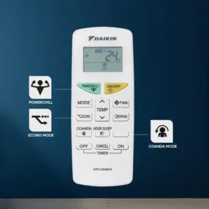 Daikin FTQ28XV16 0 8 Ton 2 Star Non Inverter AC Remote 1 Keni Electronics