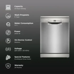 Bosch SMS6IKI01I Dishwasher Dimensions 2 Keni Electronics