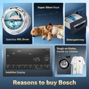 Bosch WGA254ZPIN 10kg Front Load Washing Machine why Buy Bosch Keni Electronics