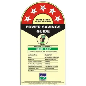 Mitsubishi Electric MSYGZ18VF 5 Ton 5 Star Rating 1 Keni Electronics