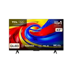 TCL 43P7L 43 Inch QLED 4K Google TV with Dolby Vision, Dolby Atmos, AiPQ Processor & Game Master