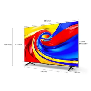 TCL 43P7L 4K QLED Google SMart TV Dimention 1 Keni Electronics